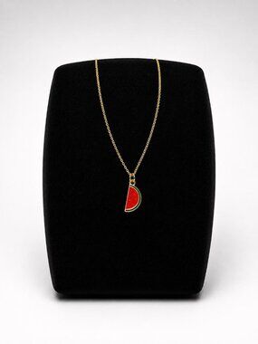Watermelon Slice Necklace 🍉